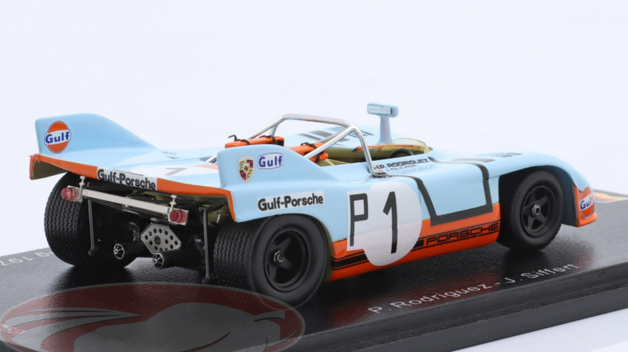 1/43 Spark 1971 Porsche 908/03 #1 2nd 1000km Nürburgring J. W. Automotive Engineering Pedro Rodriguez, Jo Siffert Car Model