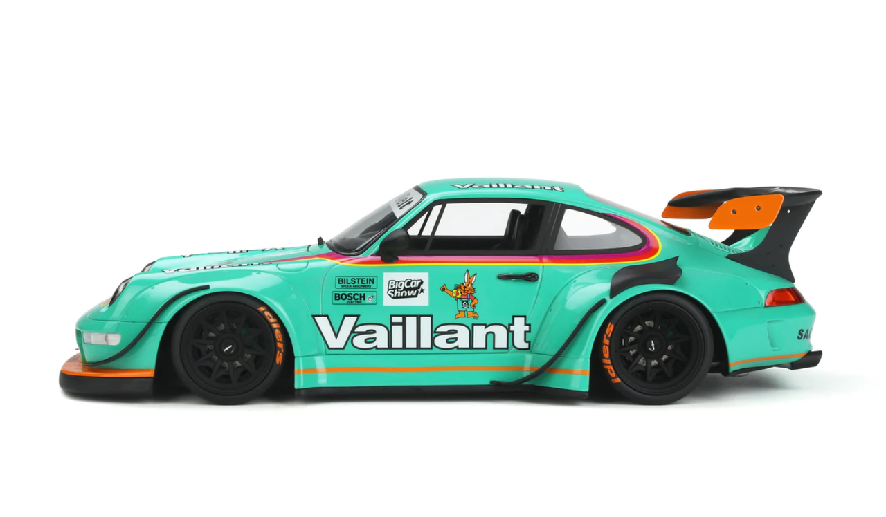 1/18 GT Spirit 2022 Porsche 911 (993) RWB Rauh-Welt Body-Kit Vaillant (Green) Resin Car Model