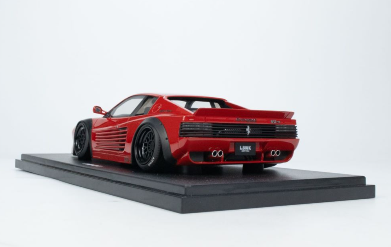 GT SPIRIT 1/18 LBWK フェラーリ512TR 2021 1/18 GT Spirit 2021 Ferrari 512 LBWK Liberty Walk TR (Rosso