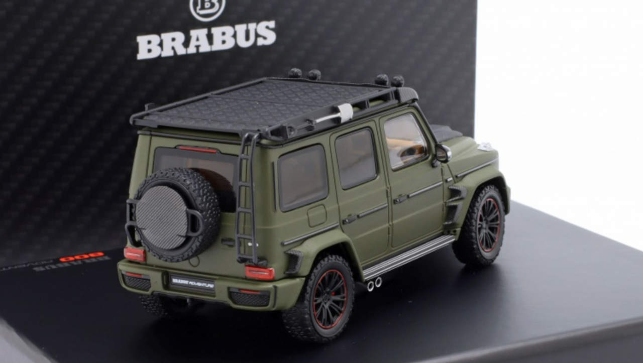 1/43 Almost Real 2020 Brabus G-Class Mercedes-Benz AMG G63 AMG Adventure Package (Matte Olive Green) Car Model