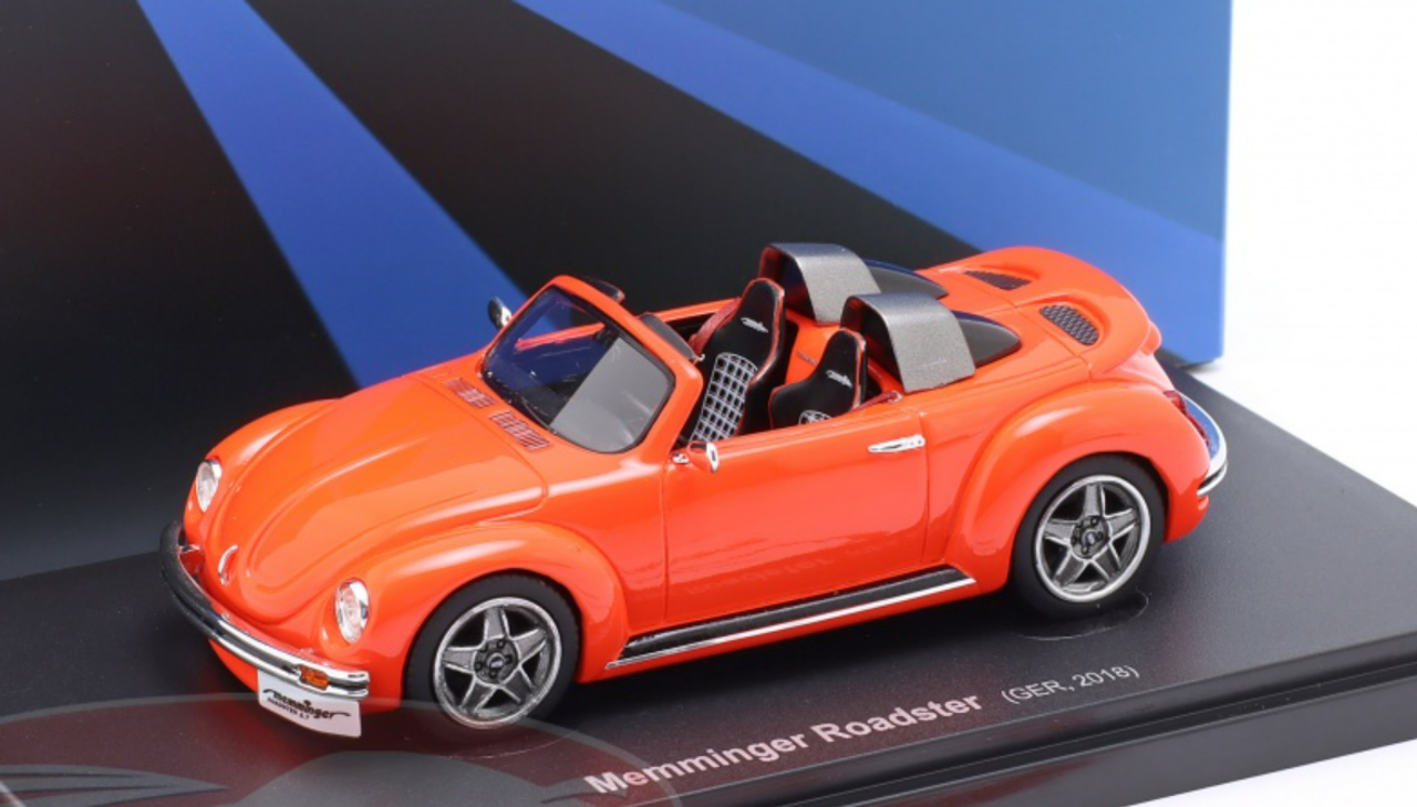 1/43 AutoCult 2018 Memminger Roadster (Orange Red) Car Model