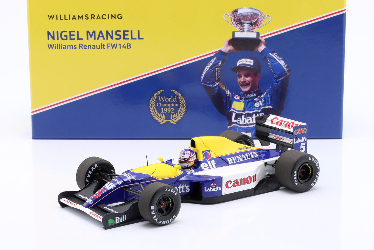 ミニカー MINICHAMPS WILLAMS FW14 1/18 1/18 Minichamps 1992 Formula 1 Nigel Mansell Williams FW14B