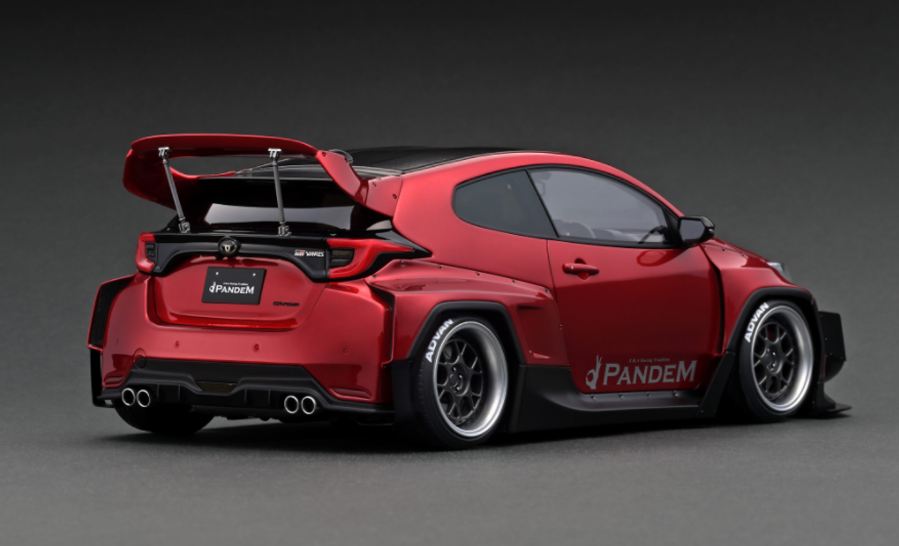 1/18 Ignition Model Toyota PANDEM GR YARIS (4BA) Red Metallic 