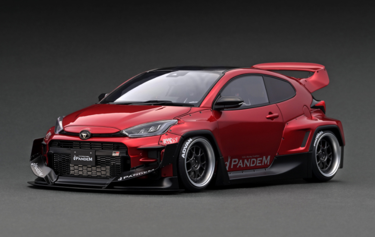 1/18 Ignition Model Toyota PANDEM GR YARIS (4BA) Red Metallic 