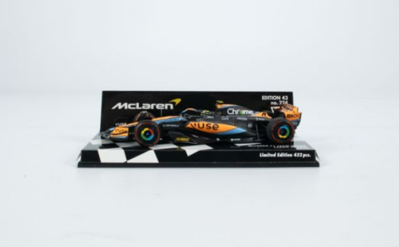 1/43 Minichamps 2023 Formula 1 Lando Norris McLaren MCL60 #4 Car Model