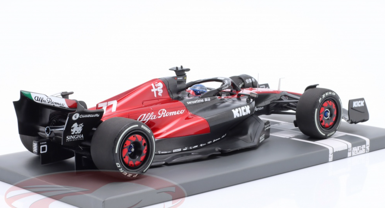 1/18 Minichamps 2023 Formula 1 Valtteri Bottas Alfa Romeo C43 #77 Australian GP Car Model