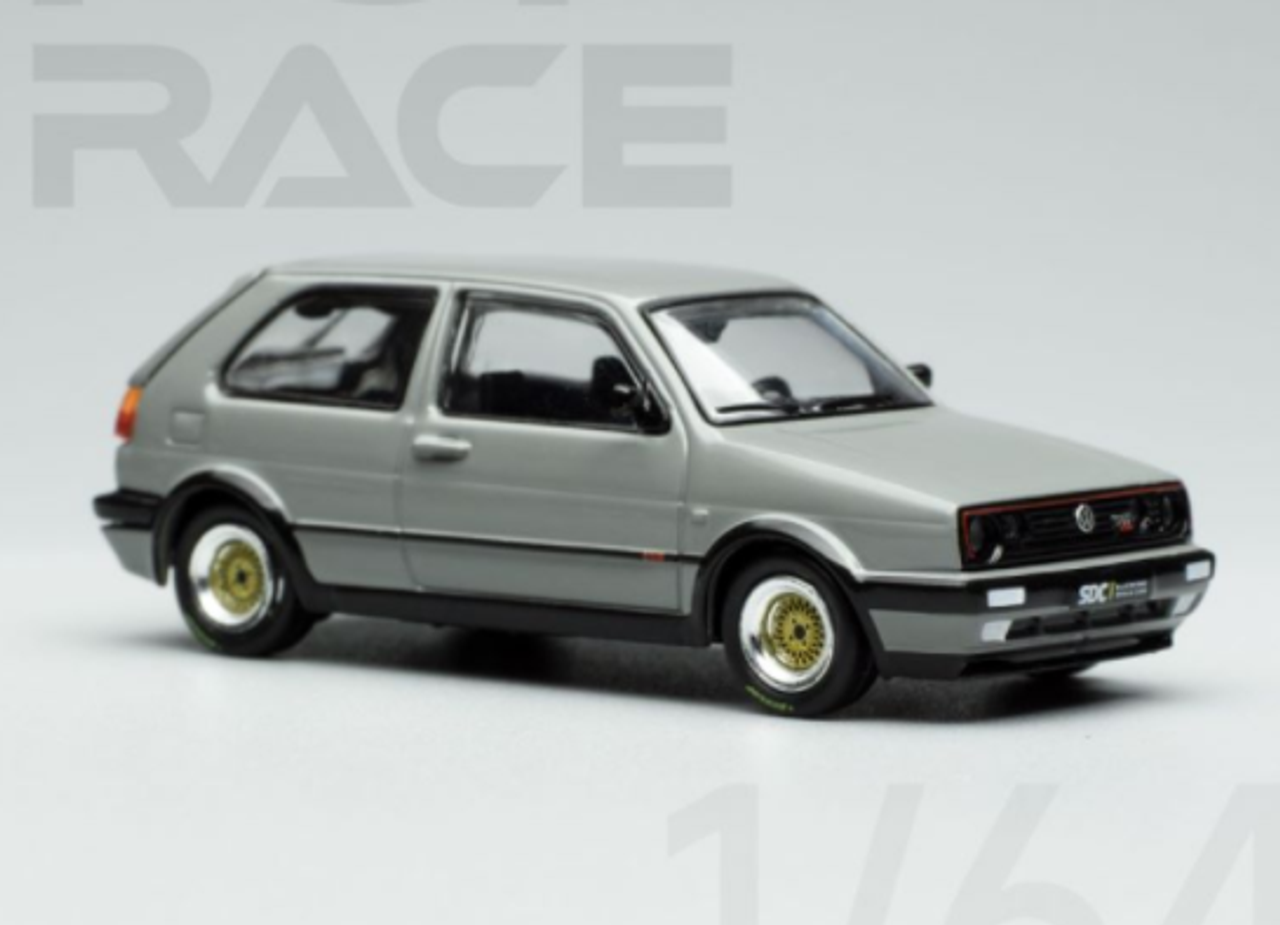 1/64 POPRACE VOLKSWAGEN GOLF GTI MK2 GREY