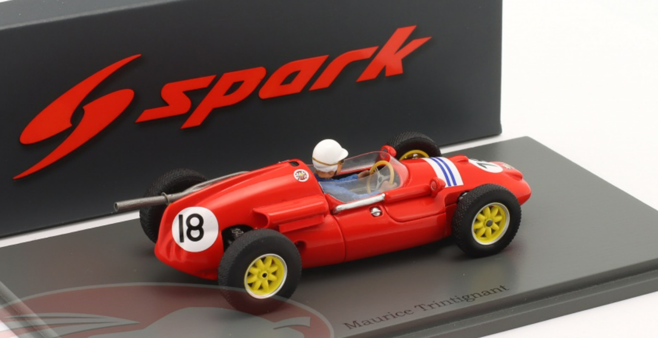 1/43 Spark 1960 Formula 1 Maurice Trintignant Cooper T51 #18 Netherlands GP Car Model
