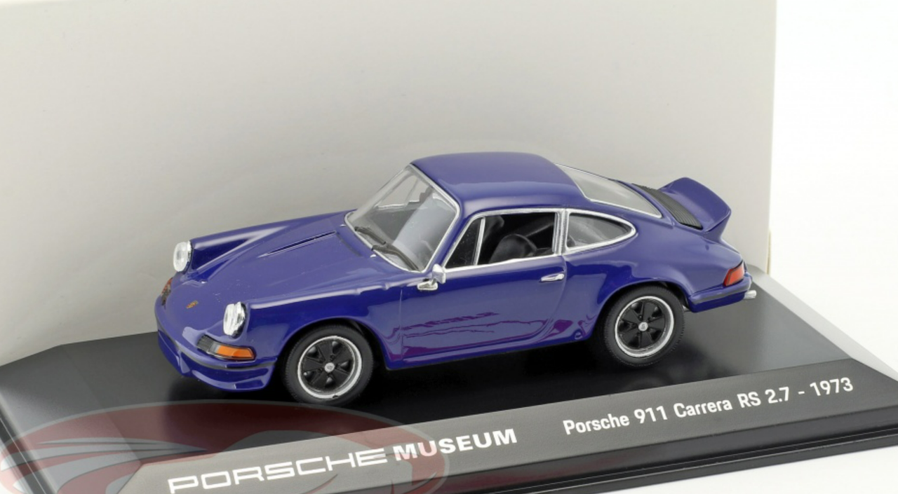 1/43 Dealer Edition 1973 Porsche 911 Carrera RS 2.7 (Sea Blue) Car Model