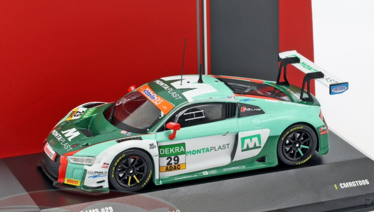 1/43 CMR 2018 Audi R8 LMS #29 GT Masters Nürburgring Montaplast by Land-Motorsport Jake Dennis, Christopher Mies Car Model