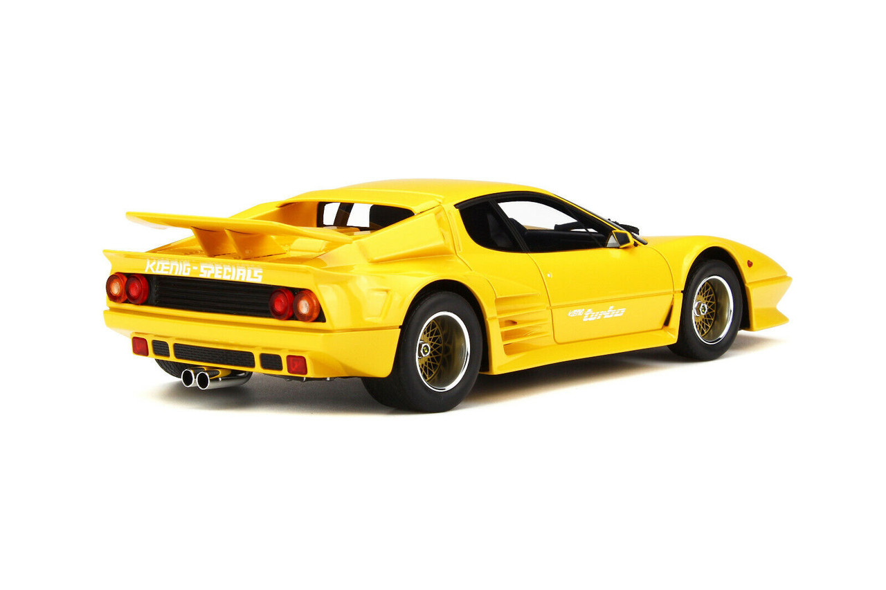 1/18 GT Spirit Koenig Specials Ferrari 512 BBI Turbo (Yellow) Resin Car Model