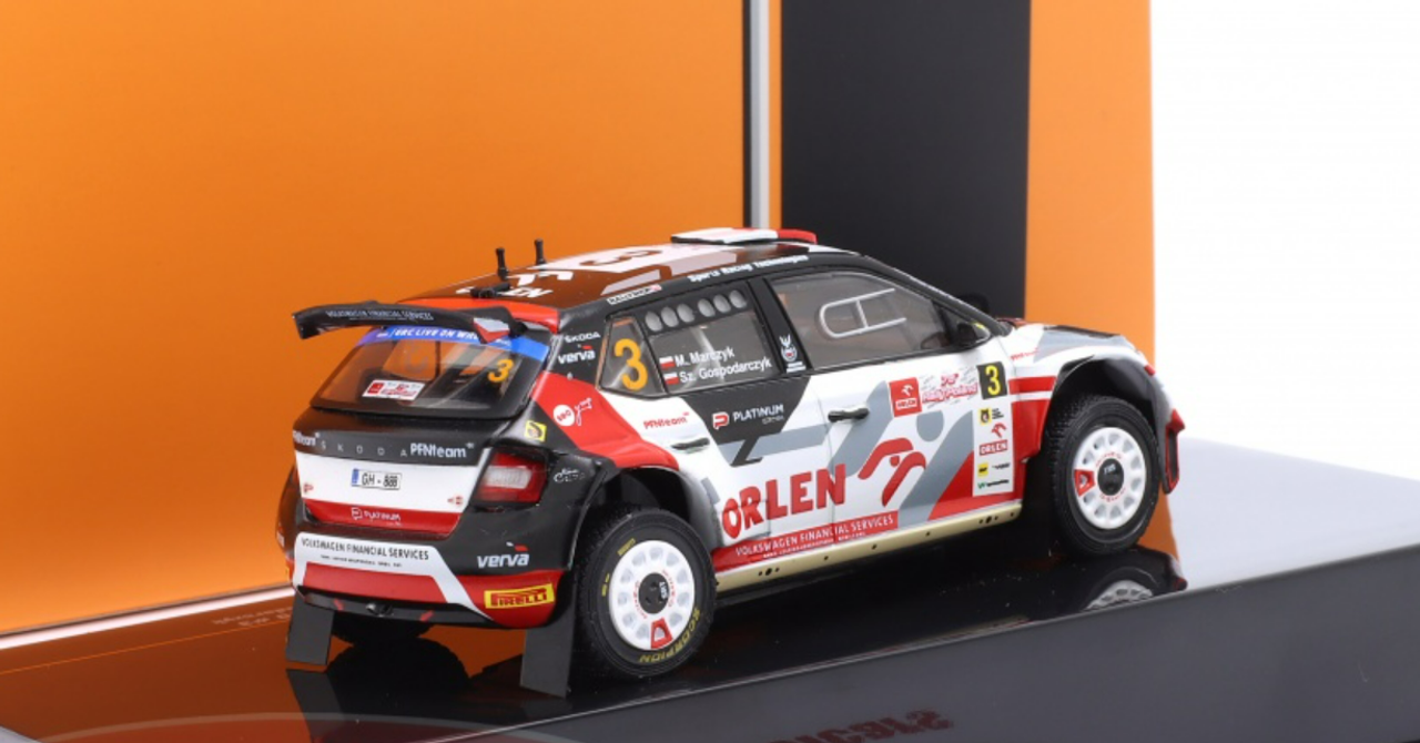 Miniature 1/43 SKODA Fabia RS N°27 Rallye Monza 2020 I RS Automobiles