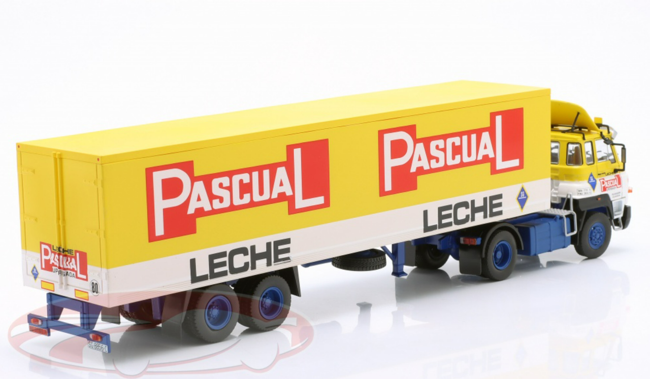1/43 Altaya Dodge C38T Leche Pascual Truck with Trailer Car Model