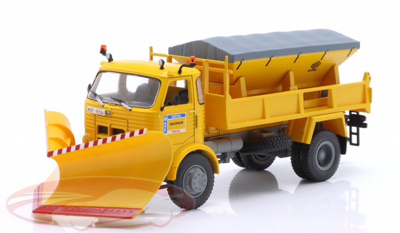 1/43 Altaya 1980 Pegaso 3040 Winter Service Snow Plow Car Model