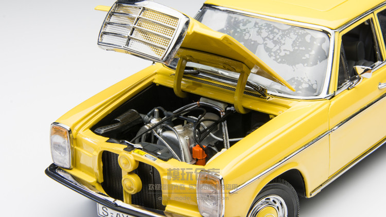 1/18 SS Sunstar Mercedes-Benz Mercedes 220D W115 Strich8 (Yellow