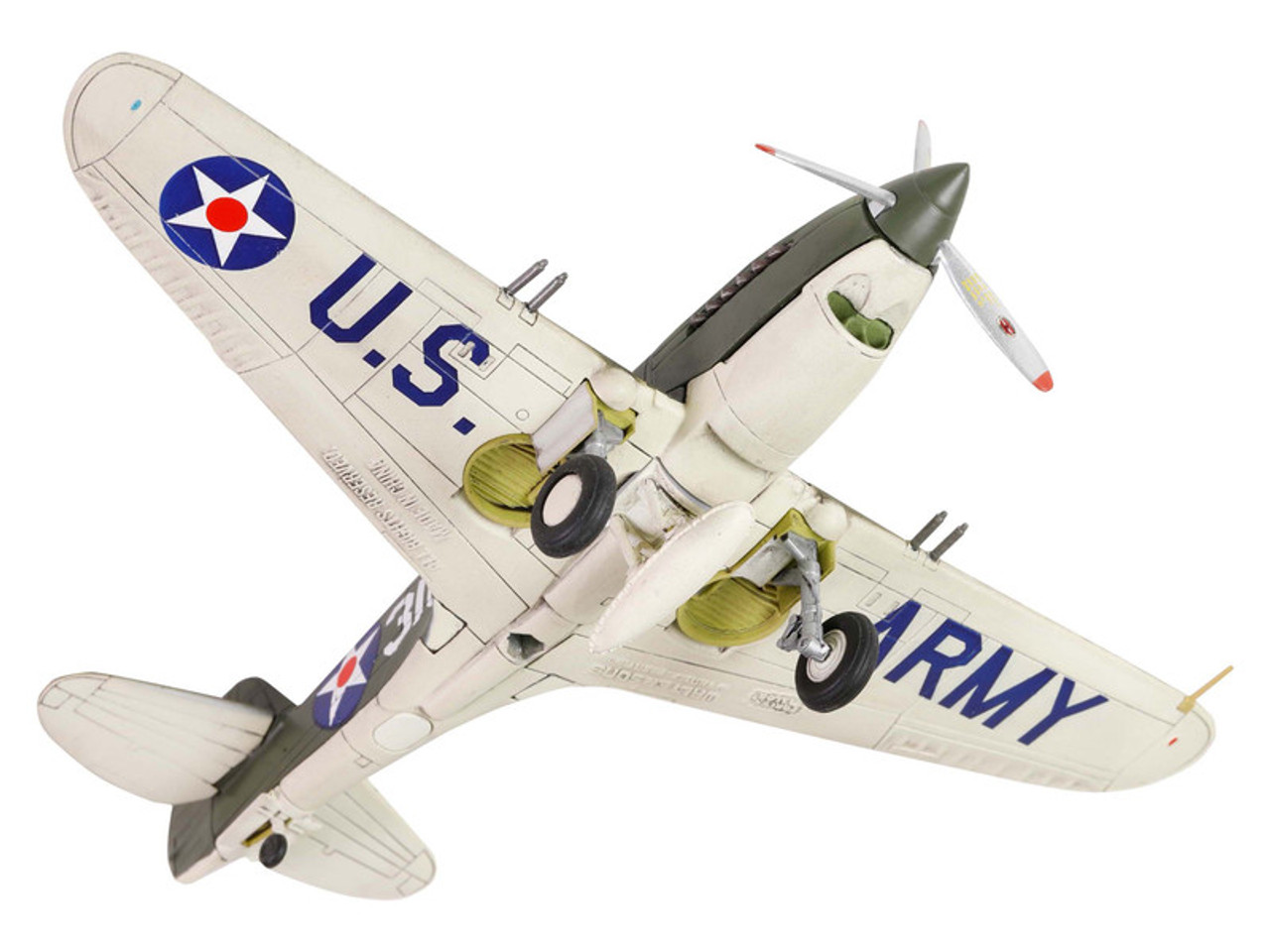 Curtiss P-40B HAWK 81A-2 (P-8127) Aircraft Fighter "47th Pursuit Squadron (15th Pursuit Group) Serial : 316/15P Hawaiian Islands Pearl Habor" (7 December 1941) "WW2 Aircrafts Series" 1/72 Diecast Model by Forces of Valor