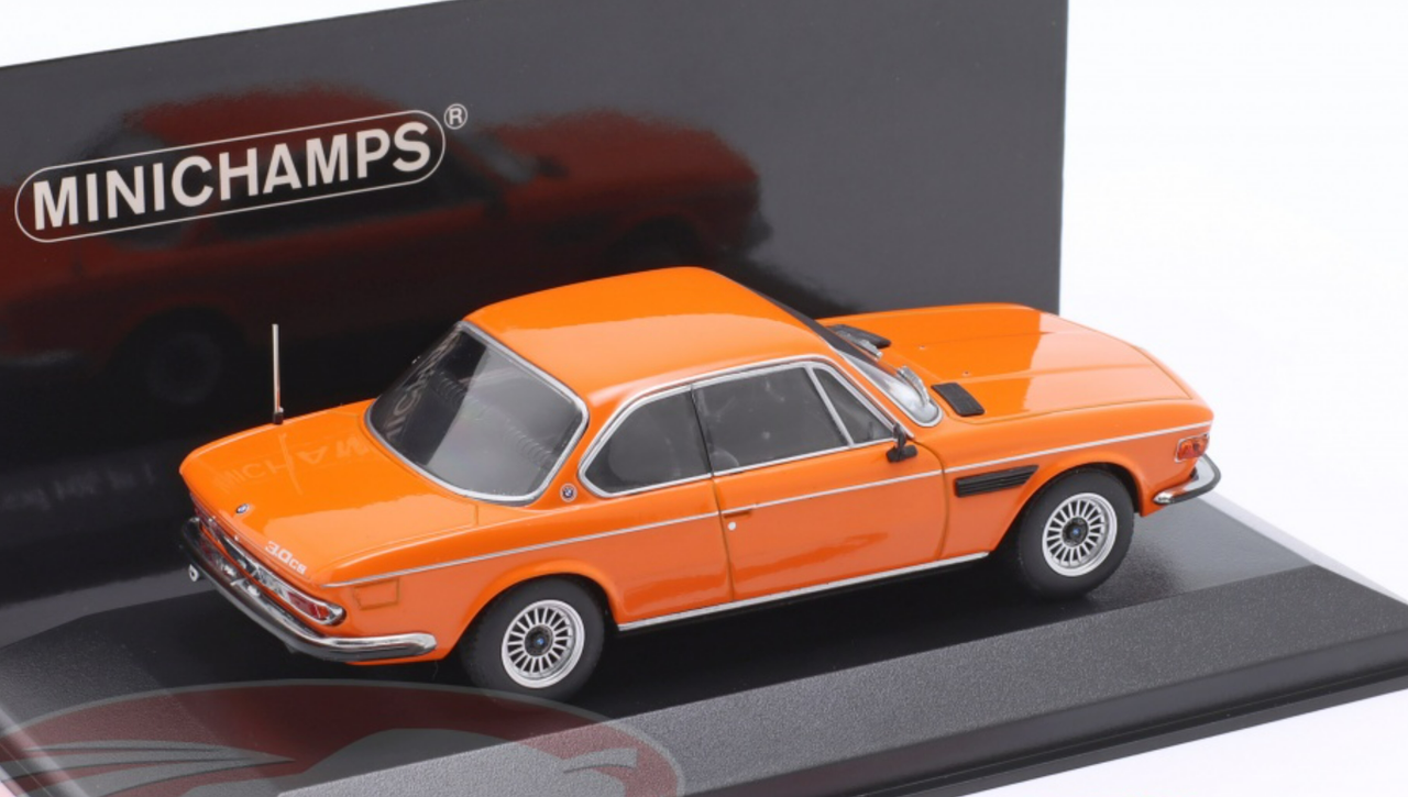 1/43 Minichamps 1969 BMW 3.0 CS (E9) (Inka Orange) Car Model