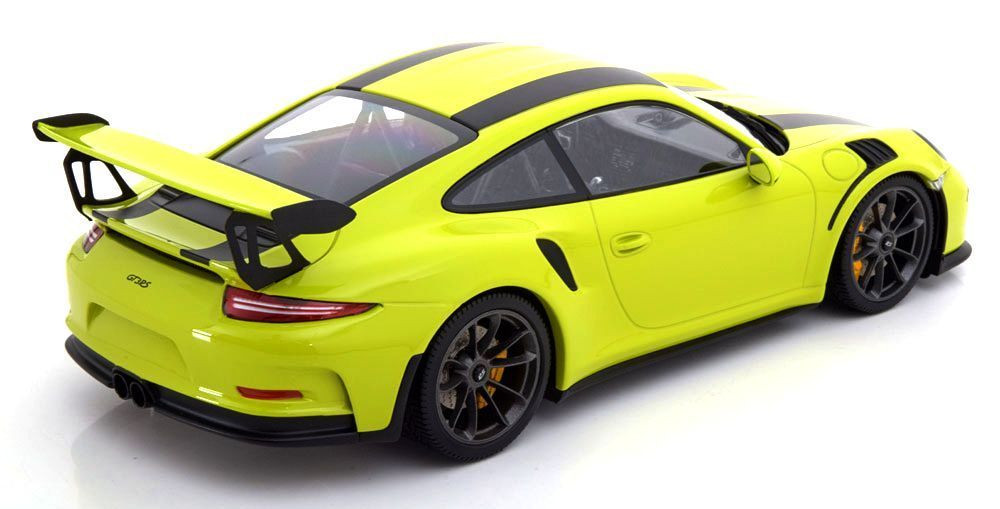 1/18 Minichamps 911 991 GT3 RS (Yellow) Diecast Car Model