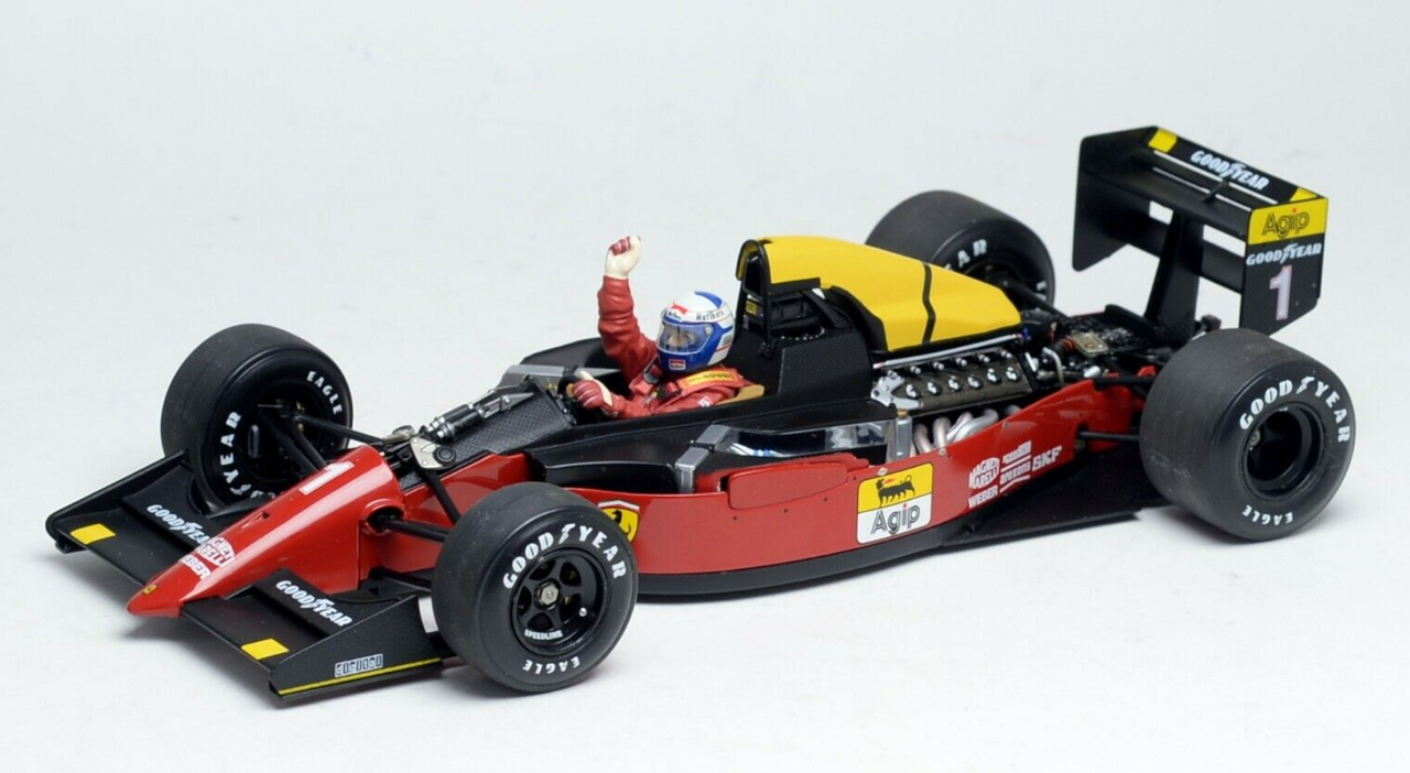 1/18 Exoto 1990 Formula 1 Ferrari 641/2 Alain Prost France GP Winner Car Model