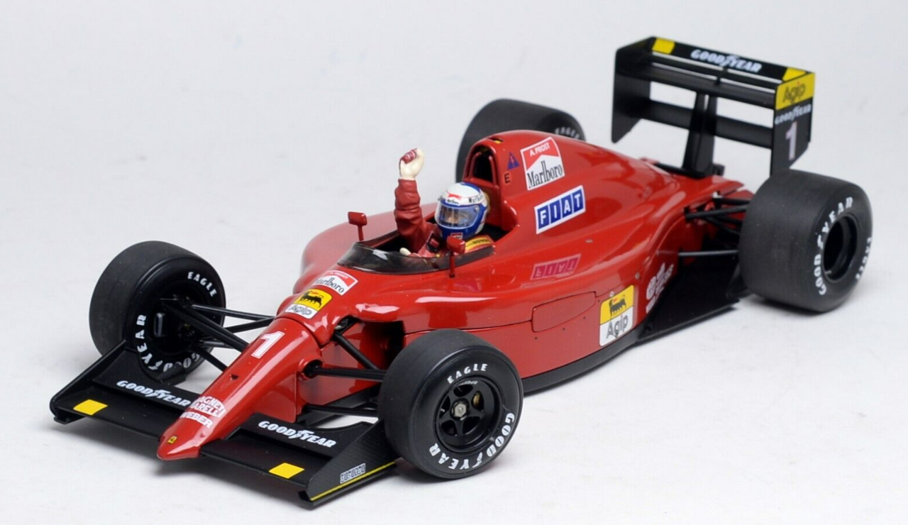 1/18 Exoto 1990 Formula 1 Ferrari 641/2 Alain Prost France GP Winner Car Model