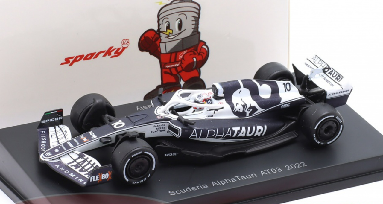 AlphaTauri AT03 No.10 Pierre Gasly 1:43 Model