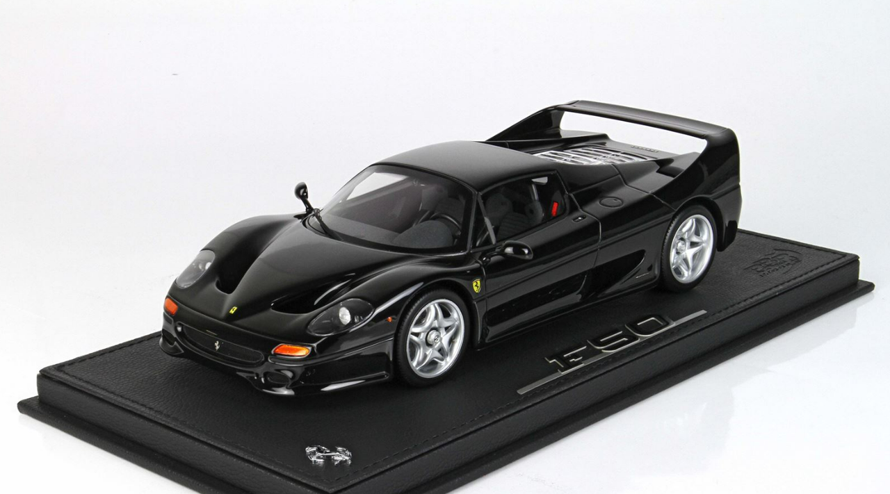 新作入荷ＦＥＲＲＡＲＩ Ｆ５０　１９９５　1/18　ＮＥＲＯ（黒）　 マテル 乗用車