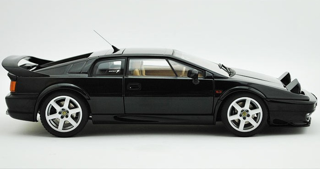 LOTUS ESPRIT V8 BLACK 1:18 DIECAST CAR MODEL BY AUTOART 75312 