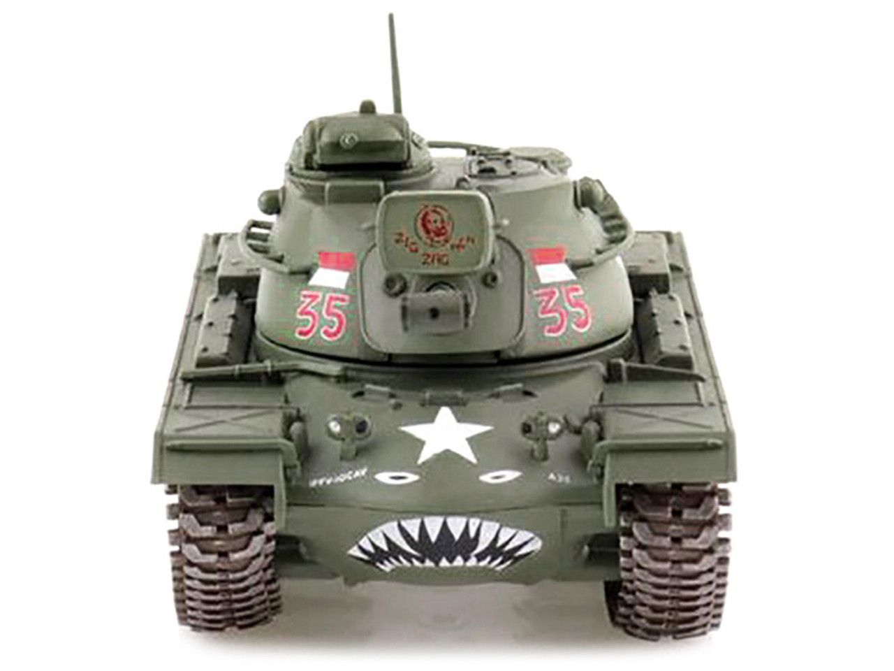 M48A3 Patton Medium Tank "Zig Zag Men 1st Squadron 10th Cavalry Rgt. Vietnam War" 1/72 Scale Model by Hobby Master