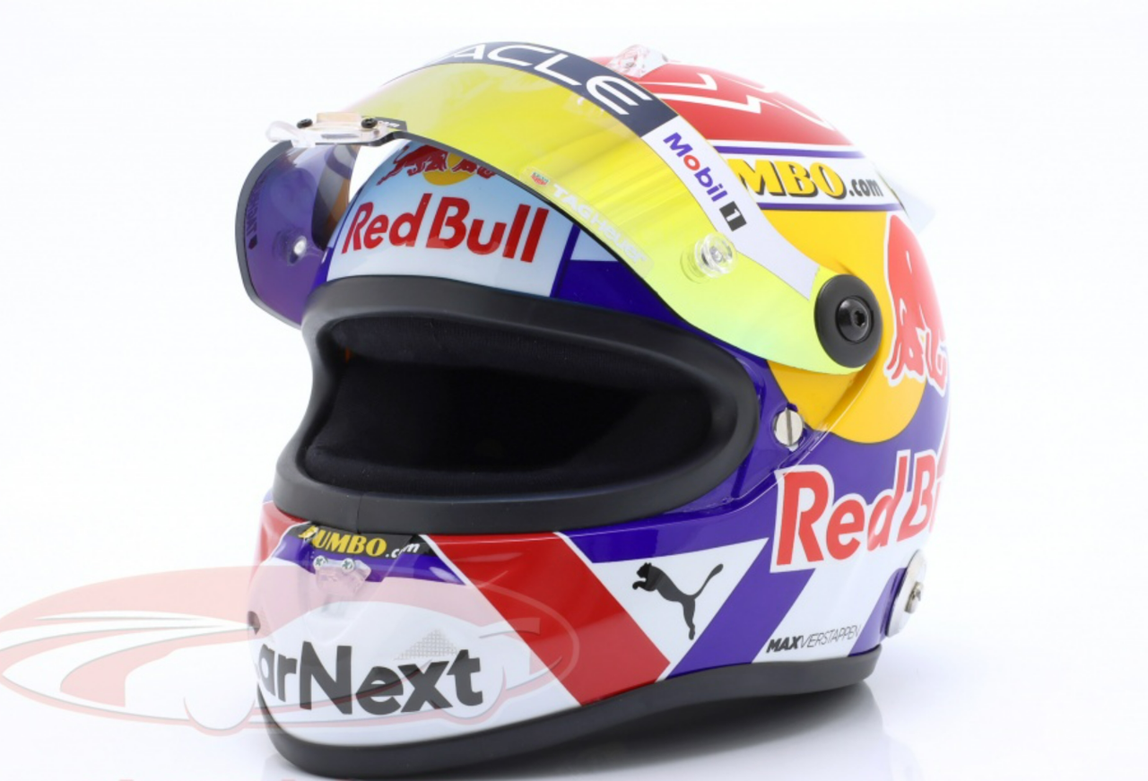 1/2 Schuberth 2022 Formula 1 Max Verstappen Red Bull #1 Zandvoort GP Helmet Model