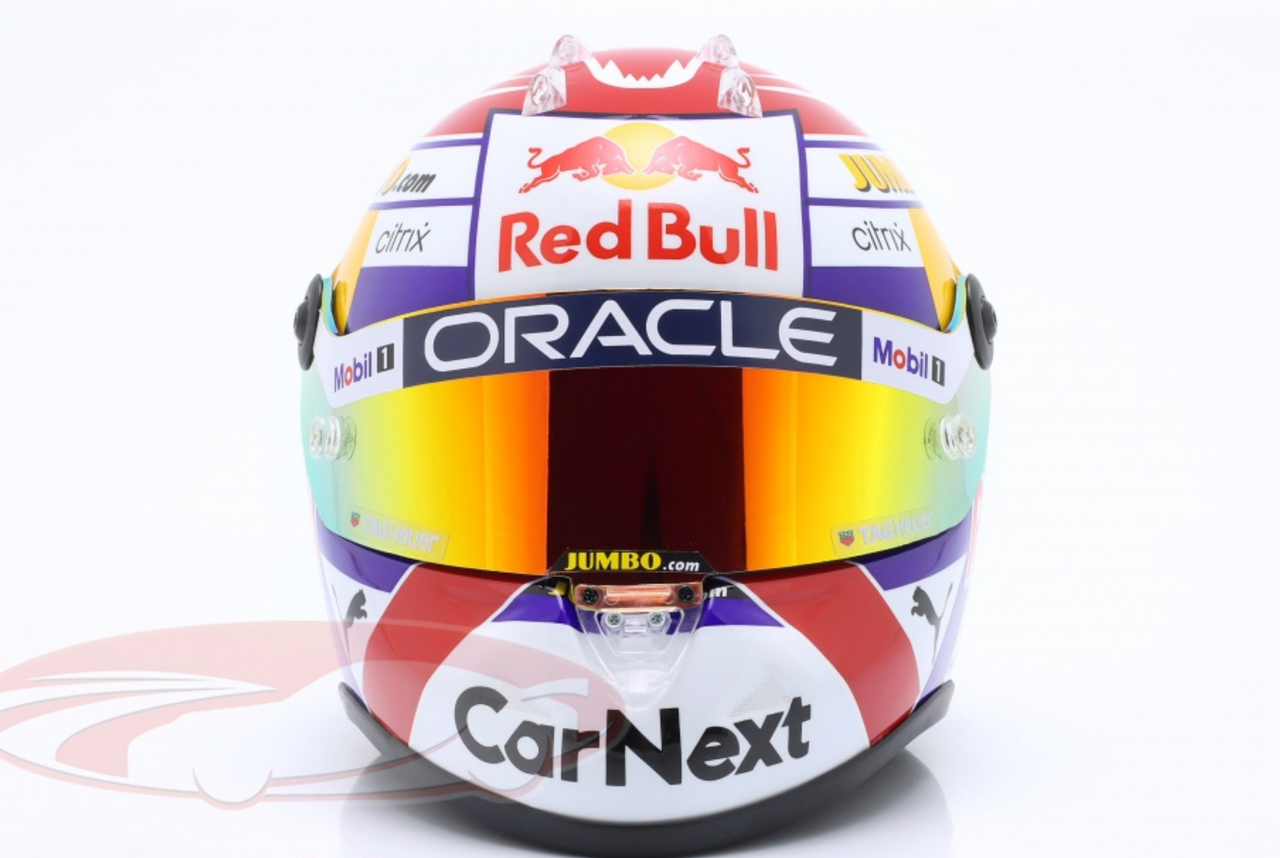 1/2 Schuberth 2022 Formula 1 Max Verstappen Red Bull #1 Zandvoort GP Helmet Model