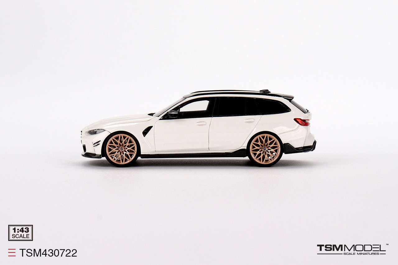 1/43 TSM BMW M3 M-Performance Touring (G81) Alpine White Car Model ...