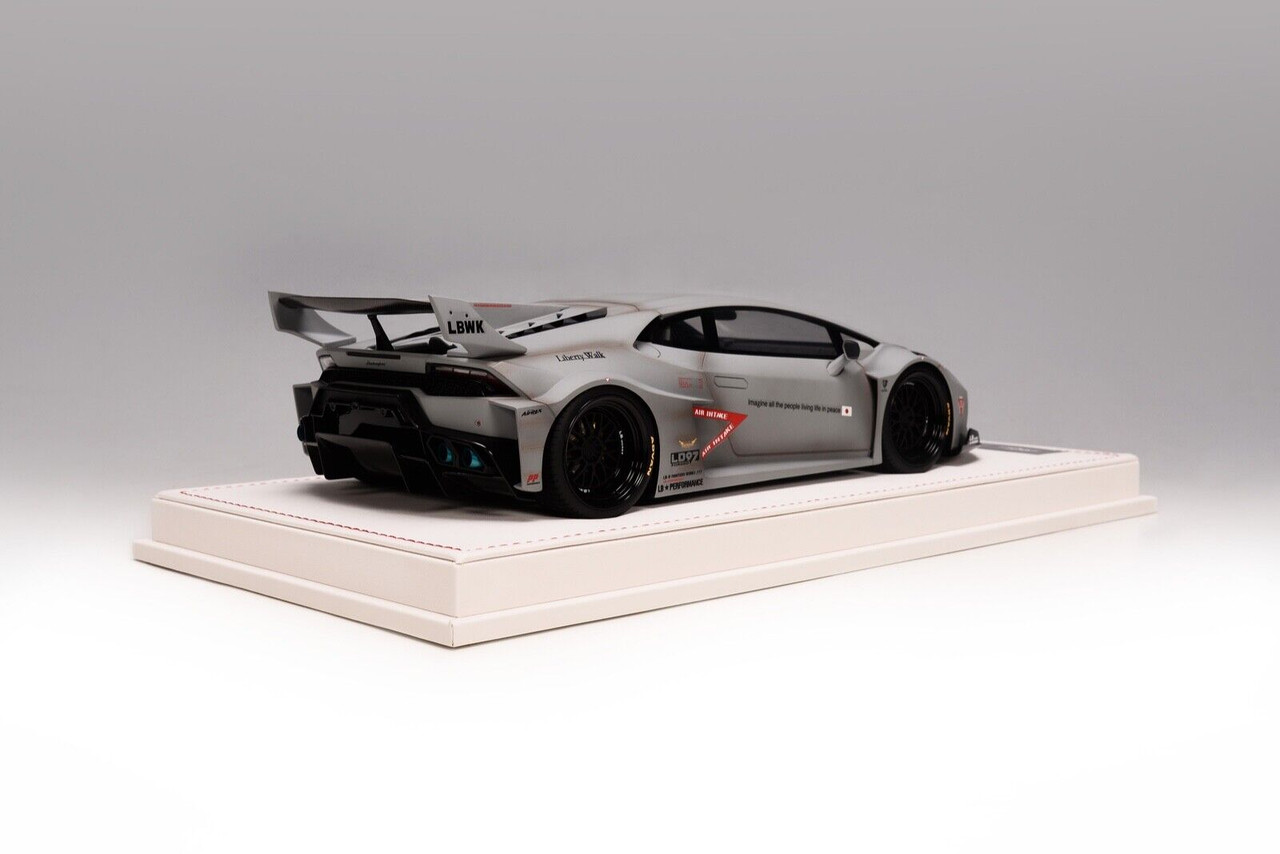 1/18 Ivy Lamborghini Huracan GT LB-Silhouette Works Louis Vuitton LV Theme  (Red & White) Resin Car Model Limited 30 Pieces