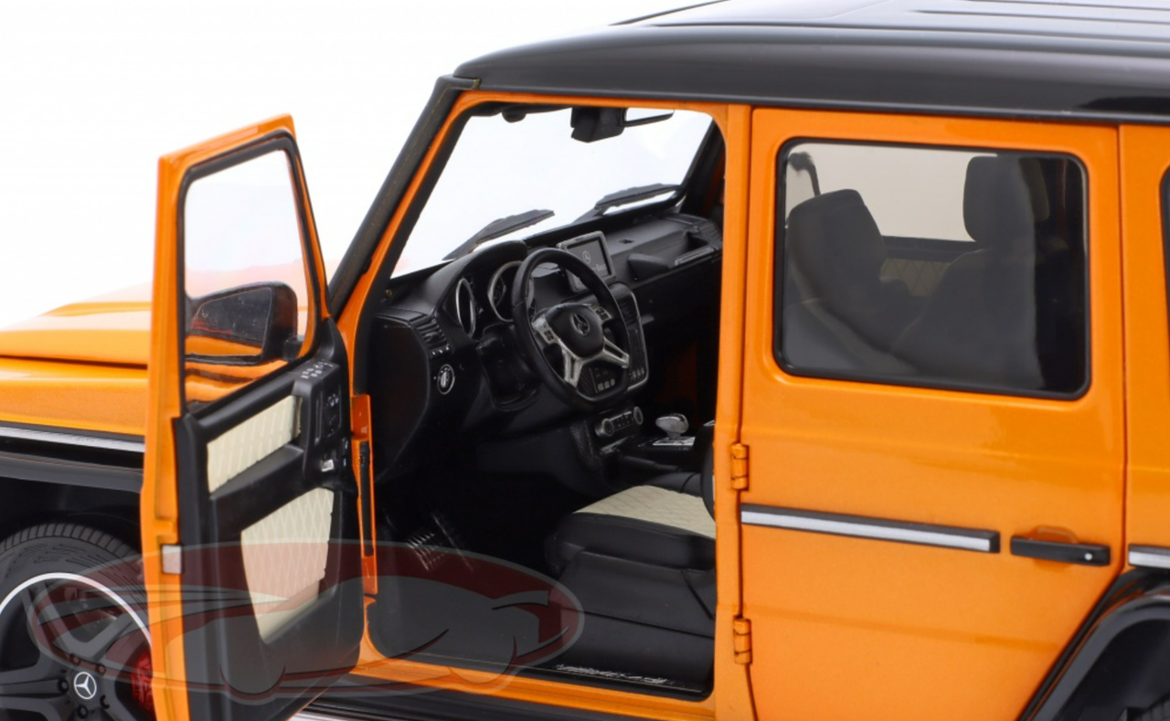 1/18 Almost Real 2019 Mercedes-Benz Mercedes G-Class G63 AMG (Sunset Beam Orange) Car Model