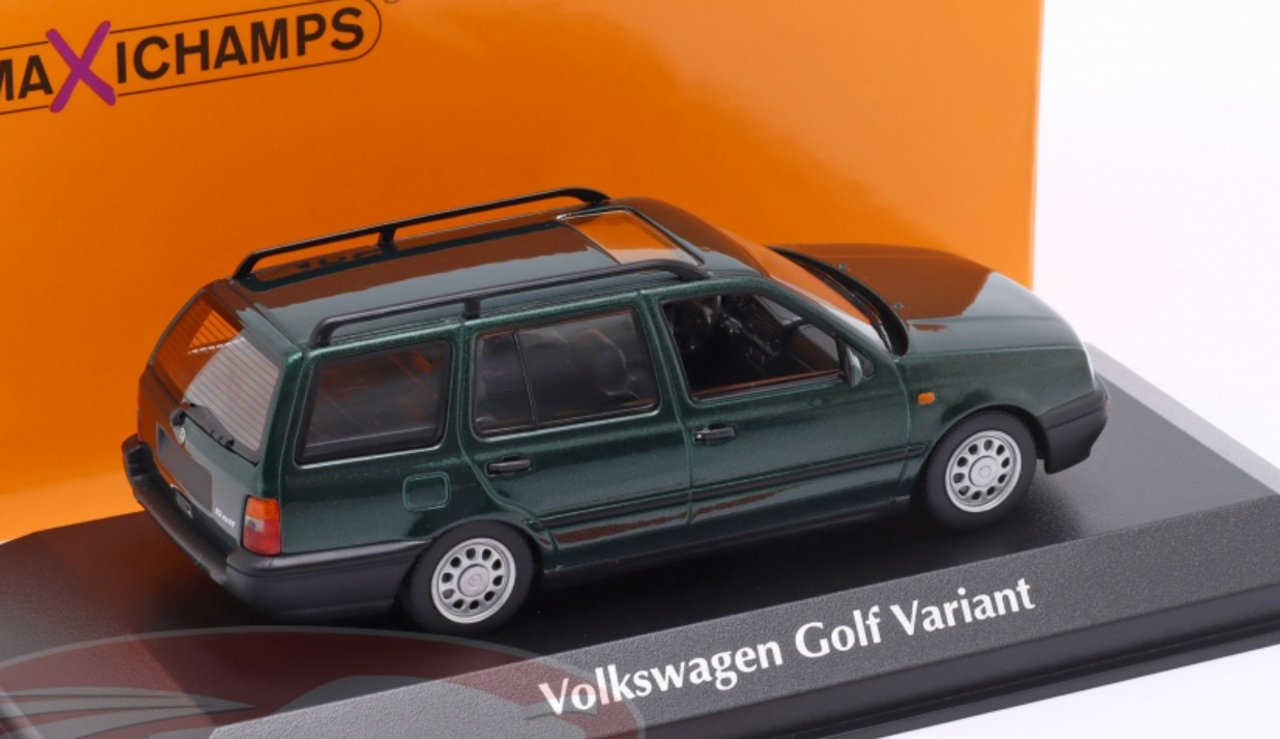 1/43 Minichamps 1987 Volkswagen VW Golf III Variant (Dark Green Metallic) Car Model