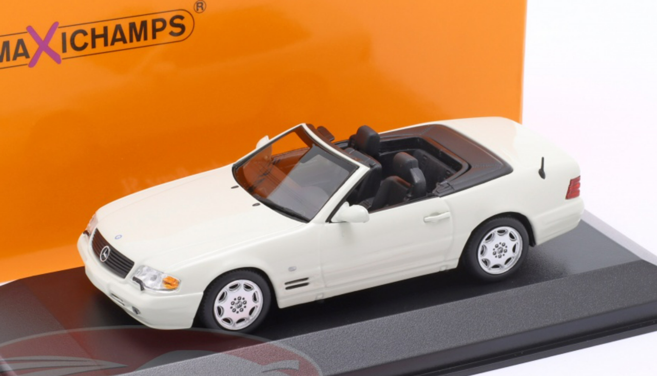 1/43 Minichamps 1999 Mercedes-Benz SL-Class (R129) (White) Car Model