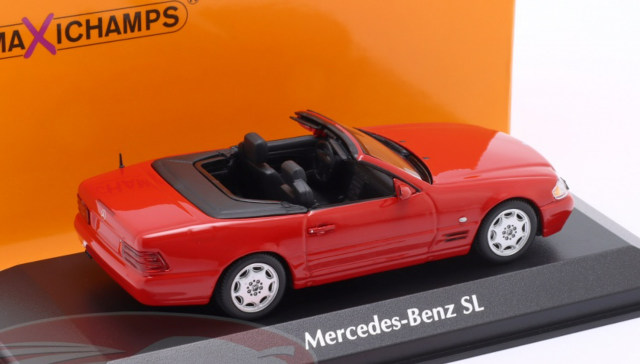 1/43 Minichamps 1999 Mercedes-Benz SL-Class (R129) (Red) Car Model