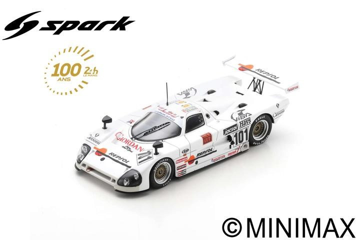 Spark S6804 - SPICE SE89C N°101 - 24H Du Mans 1989 - Velez/Adams - Échelle 1/43
