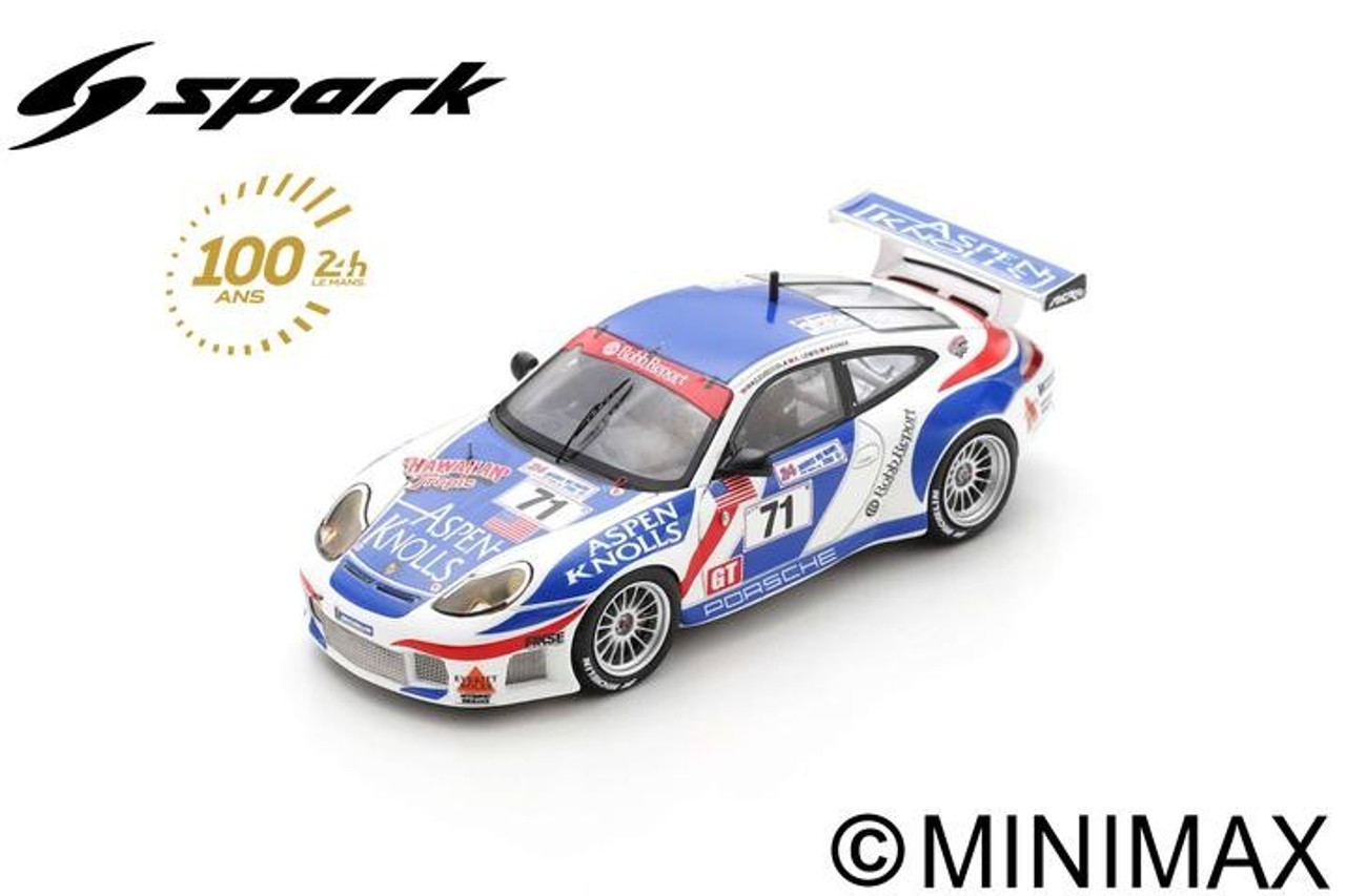 1/43 Spark Porsche 996 GT3 R No.71 Le Mans 2000 C. Wagner - S. Lewis - B.  Mazzuoccola Car Model