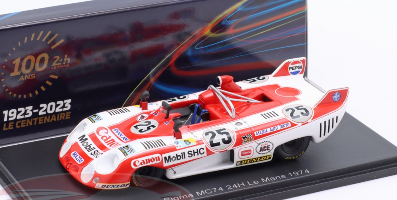 1/43 Spark Sigma MC74 No.25 24H Le Mans 1974 Y. Okamoto - H. Takahashi - Y. Terada Car Model