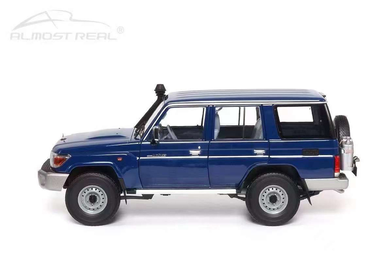 1/18 Almost Real Toyota Land Cruiser 76 (2017) Blue Car Model