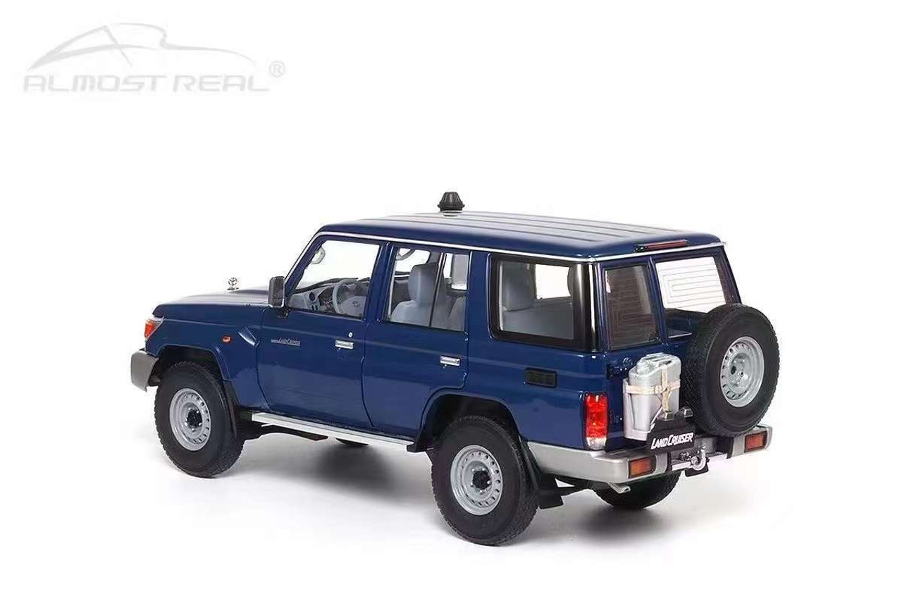 1/18 Almost Real Toyota Land Cruiser 76 (2017) Blue Car Model