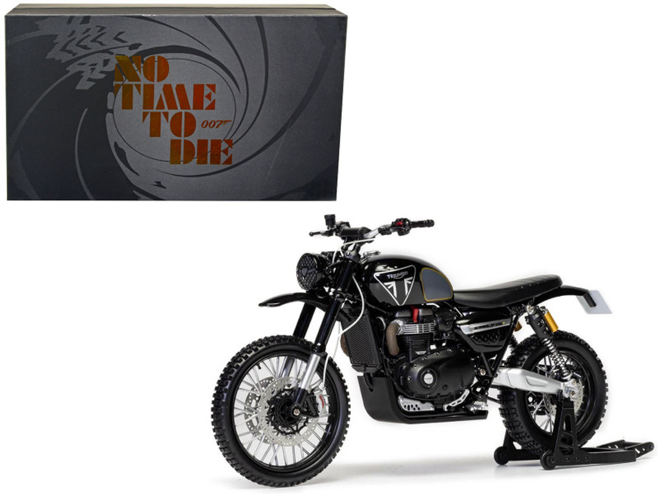 Triumph Scrambler 1200 (Matera) Motorcycle Black James Bond 007