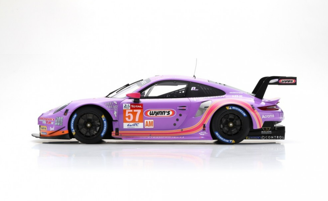 1/12 Spark Porsche 911 RSR No.57 Team Project 1 24H Le Mans 2020 J. Bleekemolen - F. Fraga - B. Keating Car Model