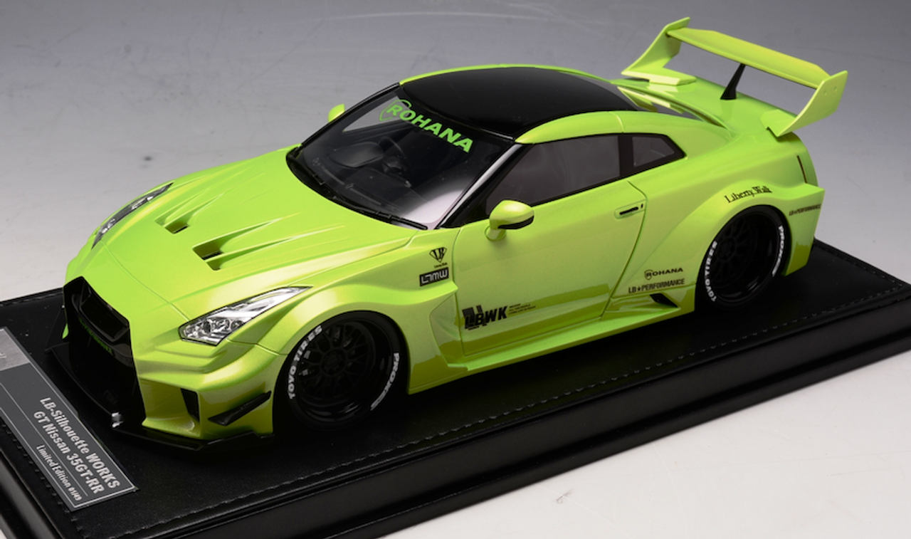 1/18 Ivy Nissan GT-R GTR 35GT RRS (Bright Green) Resin Car Model