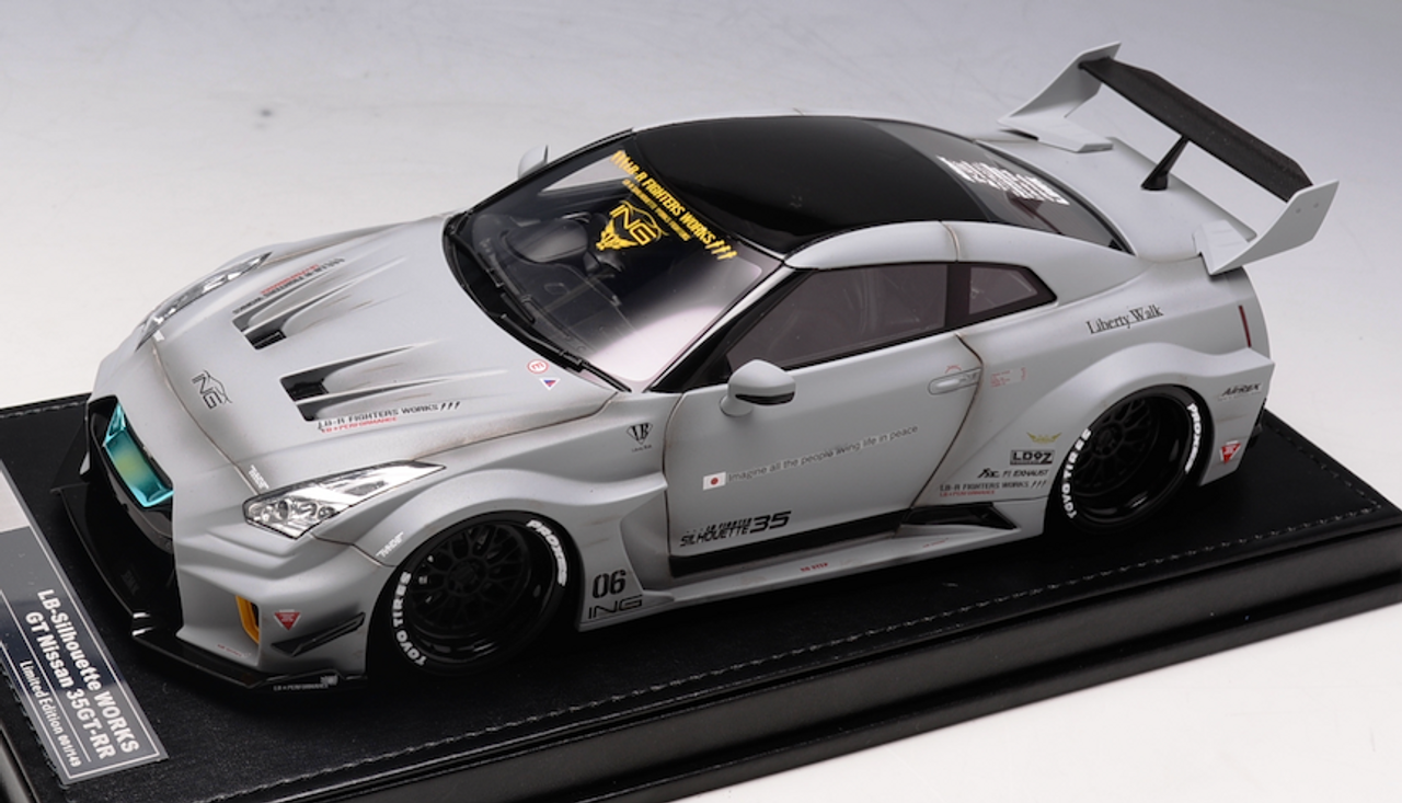 1/18 Ivy Nissan GT-R GTR 35GT RRS (Grey) Resin Car Model