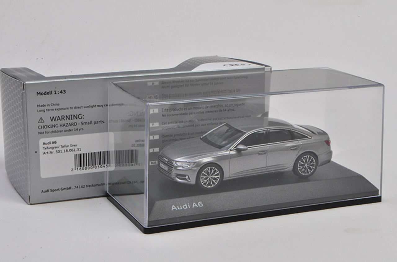 1/43 Dealer Edition Audi A6 (Silver Grey) Diecast Car Model