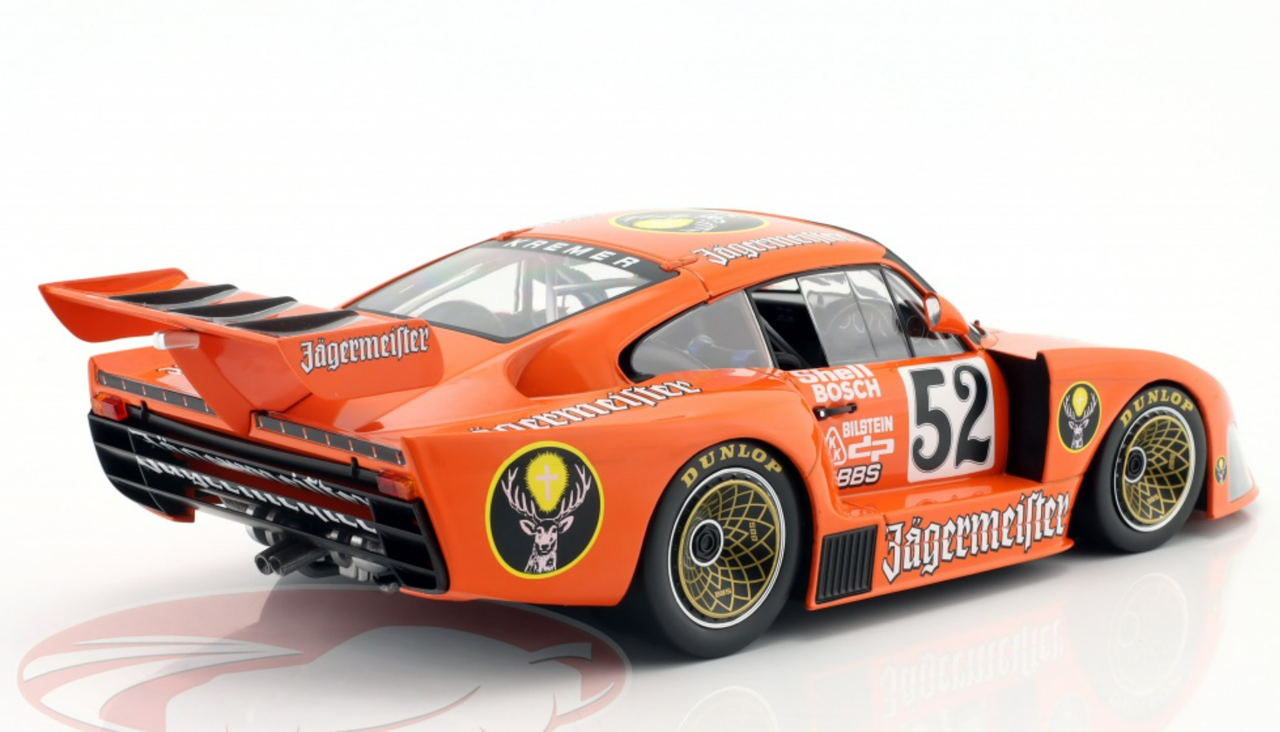 1/18 Werk83 1981 Kremer Porsche 935 K4 #52 Jägermeister Winner 200 Meilen Nürnberg DRM Car Model