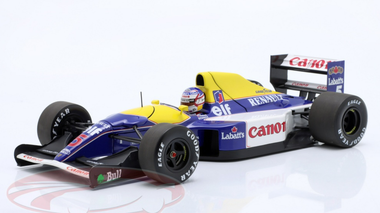 ミニチャンプス 1/18 ウィリアムズ FW14B チャンピオン N.マンセル-