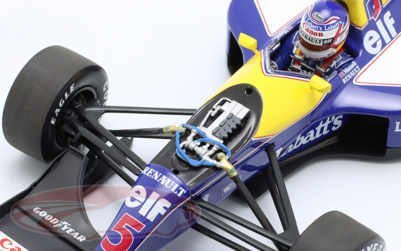 1/18 Minichamps 1992 Formula 1 Nigel Mansell Williams FW14B #5 Formula 1  World Champion Car Model