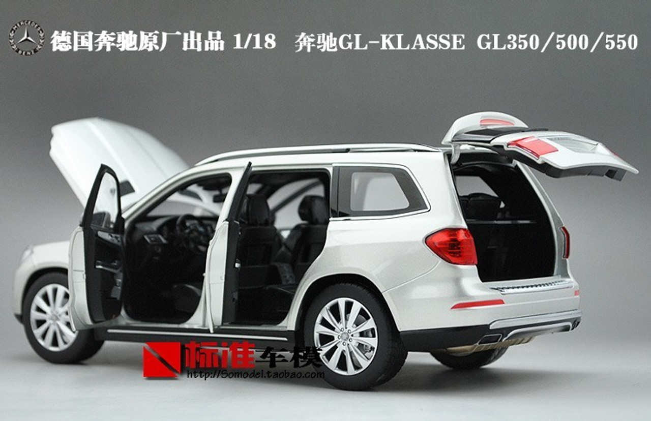 1/18 Dealer Edition 2012 Mercedes-Benz GL-Class / GL-Klasse GL500 (Silver) Diecast Car Model